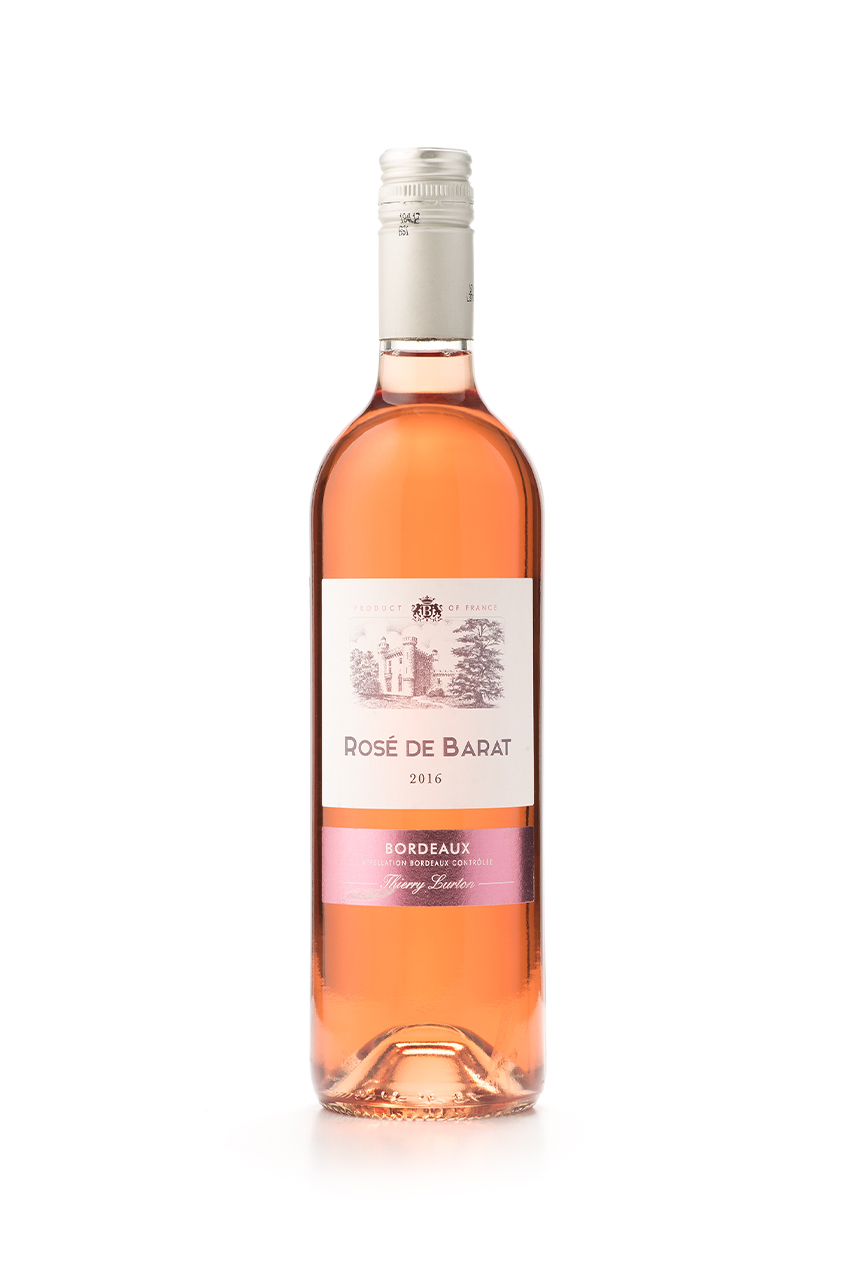 Вино Розе де Бара Бордо, AOC, розовое, сухое, 0.75л
